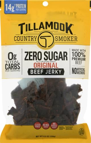 Tillamook Country Smoker Keto Friendly Zero Sugar Beef Jerky